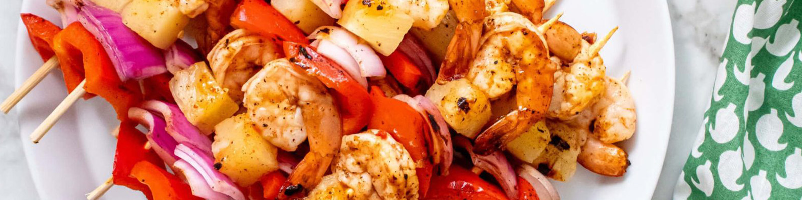 Chipotle Shrimp and Pineapple Kabobs